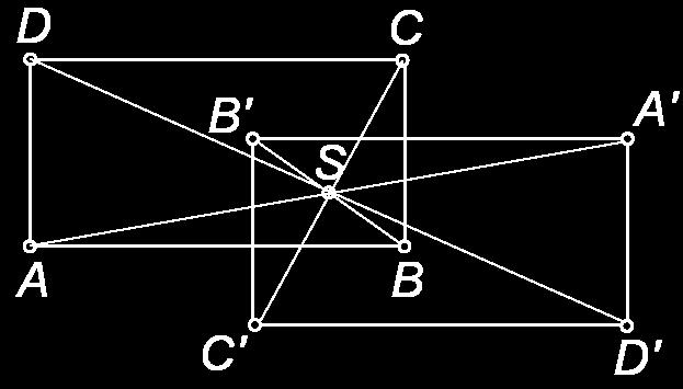 Preslikavanje točke T kod centralne simetrije se vrši na takav način da se kroz centar simetrije