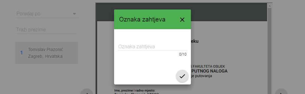 3. Treća vrsta korisnika Treća vrsta korisnika predstavlja osobu koja donosi konaĉnu rijeĉ u vezi odobravanja dokumenta.