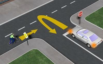 smjera; 3 uključiti lijevi pokazivač smjera i vozilom zauzeti pravilan položaj u saobraćajnoj traci.