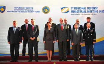 Na sastanku su sudjelovali ministri obrane ili njihovi izaslanici iz Albanije, Crne Gore, Hrvatske, Kosova, Makedonije i Slovenije, te predstavnici Zapovjedništva američkih snaga za Europu (US EUCOM)