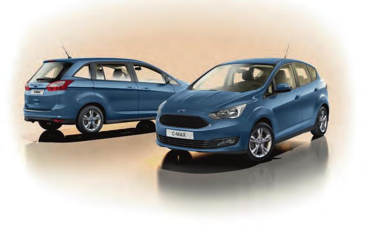 FORD C-MAX Modeli Motori Benzinski: 1,0-litarski Ford EcoBoost od 100 KS s ručnim mjenjačem, 1,0-litarski Ford EcoBoost od 125 KS s ručnim