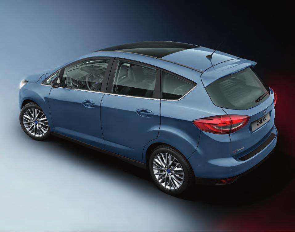 FORD C-MAX Kapacitet i dimenzije 1684 L Stražnja sjedala sklopljena 432 L Stražnja sjedala u uspravnom položaju C-MAX 1715 L Stražnja sjedala sklopljena 448 L Stražnja sjedala u uspravnom položaju