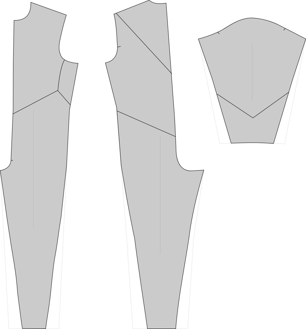 Model jednodijelnog ronilačkog odijela prikazan je na sl.9. Ronilačko odijelo se kopča na stražnjoj sredini pomoću zatvarača.