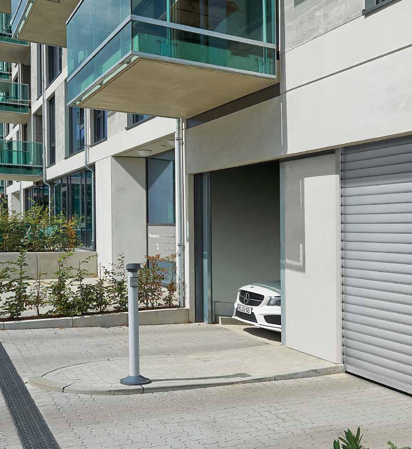 Rolo vrata / rolo rešetke za podzemne garaže TGT Rješenje vrata za zajedničke garaže uz sigurnosnu tehniku koja nije