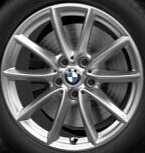 1Y9 BMW naplatci od lake legure "V spoke" 560_RF 449,84 KM 526,31 KM 7,5 J x 17/gume 225/55 R17, Reflex Silver 205