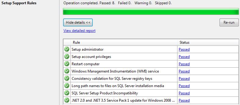 Da bismo započeli s instalacijom nove SQL Server instance potrebno je odabrati stavku "New SQL Server stand-alone installation or add features to an existing installation". Slika 1.4.3.