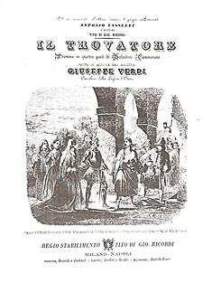 SVEZAK I, IZDANJE Stranica 11 GLAZBENA PREMIJERA: 19. siječnja 1853. Giuseppe Verdi: opera Trubadur Verdijeva opera Trubadur napisana je u 4 čina, a praizvedena je u Rimu 19. siječnja 1853. g.