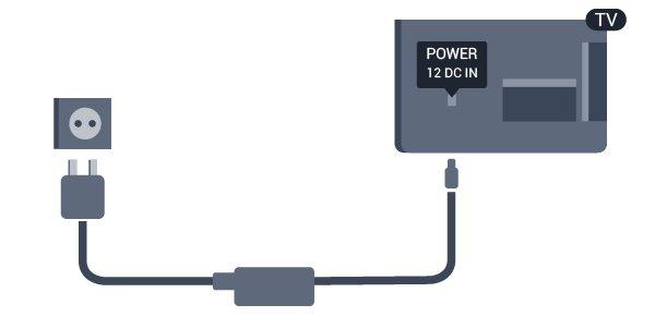 2.4 Kabl za napajanje Kabl za napajanje povežite na priključak POWER sa zadnje strane televizora. Vodite računa da kabl za napajanje bude čvrsto umetnut u priključak.