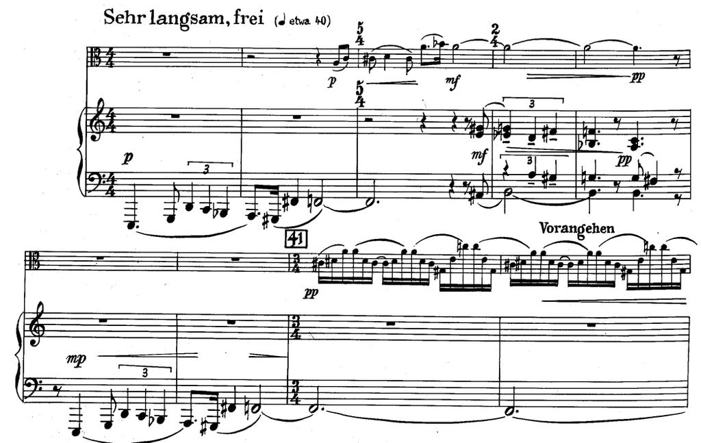 3.3.3. III. Phantasie Sehr langsam, frei Phantasie je bio izraz usvojen u razdoblju Renesanse koji je opisivao glazbenu vrstu u kojoj mašta i vještina autora imaju glavnu ulogu.