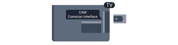 CAM Umetnite CAM modul Isključite televizor pre umetanja CAM modula. Na CAM modulu potražite oznake za pravilno umetanje. Nepravilno umetanje može da dovede do oštećenja CAM modula i televizora.