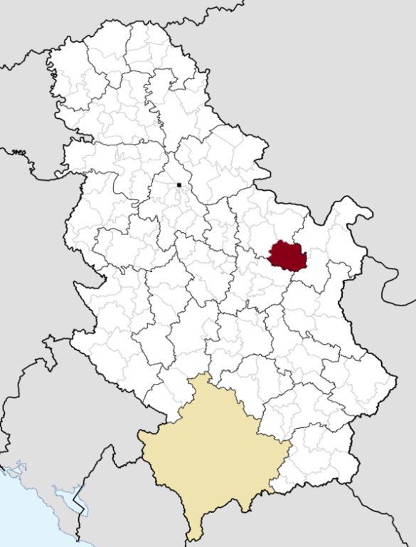 1. ГЕОГРАФСКИ ПОЛОЖАЈ Општина Жагубица се налази у Источној Србији, између 44 05' и 44 22' северне географске ширине и између 21 31' и 21 50' источне географске дужине.