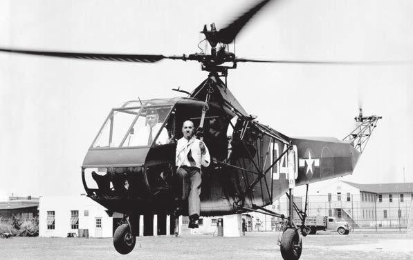 Dražen MILIĆ VOJNA POVIJEST 25 SIKORSKY R-4 prvi helikopter na svijetu Ideja o stvaranju letjelice koja će polijetati je, prvi veliki napredak na polju razvoja letjeli- okomito kao ptica stara je