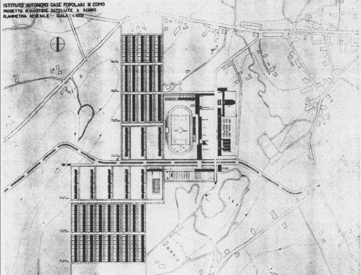 6 Cancellotti, Montuori, Piccinato, Scalpelli: Sabaudia Plan, 1933 No da se takav pristup u tim godinama ne pojavljuje kao dominanta, pokazuje i primjer regulacijskog plana Coma, koji je donesen