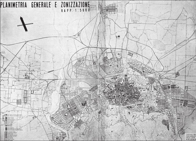 Romano: Milano Verde, plan of the Sempione Zone in Milan, 1938 Sl. 11.