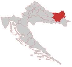 2. PROSTORNO-PROMETNI POLOŽAJ OSJEČKO-BARANJSKE ŽUPANIJE Osječko-baranjska županija pripada skupini županija sjevernoistočne Hrvatske s kojima čini prostorno-plansku cjelinu (slika 1.).