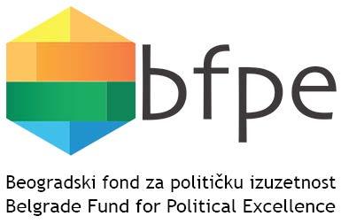 članice RG35 Beogradski fond za političku izuzetnost Beogradski fond za političku izuzetnost (BFPE) je nevladina, nestranačka i neprofitna organizacija osnovana 2003. godine.