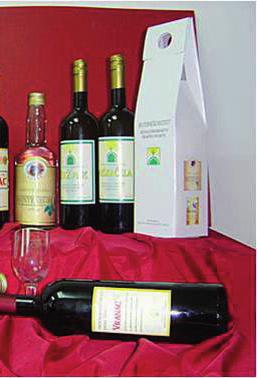 in addition produces and offers two recognizable products, the wine Vranac and Montenegrin grape brandy to the