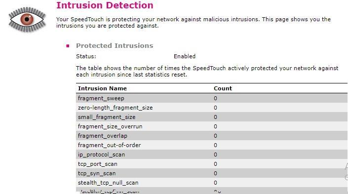 Slika 16. Konfiguracija Vatrozida Biramo razinu sigurnosti koji će štiti modem prilikom spajanja pojedinih aplikacija s Internetom.