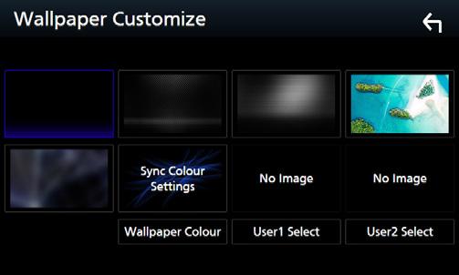 Za spremanje izvorne boje Možete spremiti boju koju ste sami odabrali iz spektra. Dodirnite [User] na zaslonu za podešavanje boje tipki. 2 Dodirnite [Adjust].
