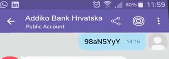 U svojem internetskom bankarstvu Addiko EBank, u dijelu Postavke, provjerite kontakt broj koji je spremljen u Banci i na koji ćete primiti SMS s jednokratnom zaporkom.