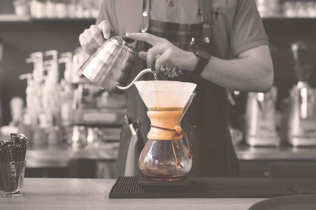 Brew bar Alternativni načini pripreme daju drugi profil kafe u poređenju sa klasičnim espresom.