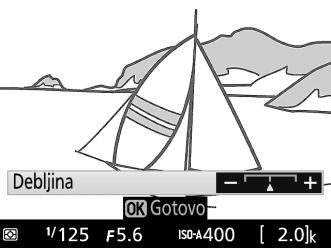 Opcije dostupne u živom prikazu slike U Ilustracija fotografije 1 Izaberite živi prikaz slike. Pritisnite a dugme. Pogled kroz objektiv će biti prikazan na monitoru.