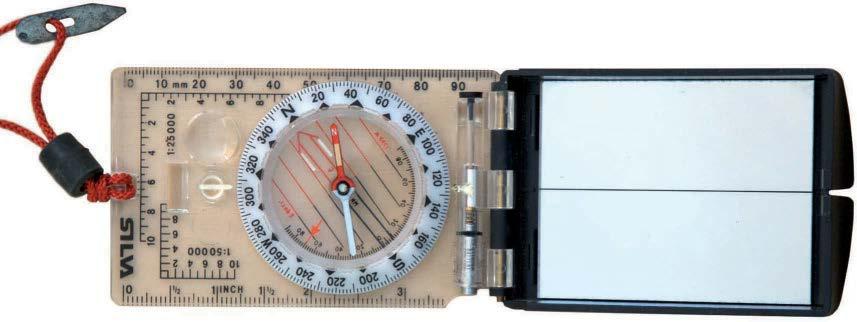 Kompas-klinometar Jedan od osnovnih alata terenskog geologa koji služi za: a) mjerenje