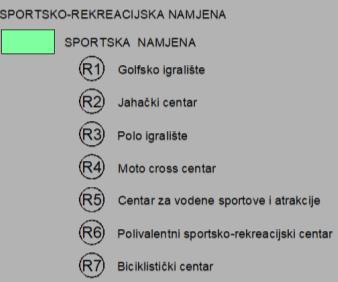 koje su ujedno prevladavajuće namjene u ovom planu. Izvod iz PPIŽ-a Kartografski prikaz 1. Korištenje i namjena prostora/površina - prostori za razvoj i uređenja 1. 3.