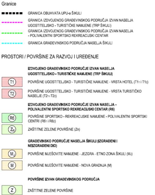 3.2. Osnovna namjena prostora Razgraničenje prostora prema namjeni i korištenju prikazano je na kartografskom prikazu 1.