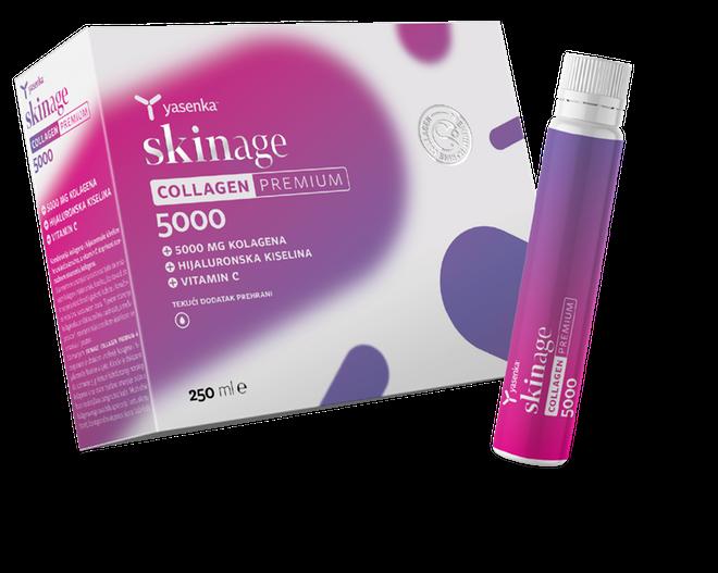 Skinage collagen premium ampule (10x25 ml) Praktična dnevna doza ljepote Ampule sadrže u