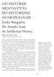 OD HISTORIJE MENTALITETA DO HISTORIJSKE ANTROPOLOGIJE André Burguière, The Annales Scool, An Intellectual History, Ithaca-London (prijevod franc