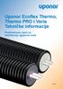 Uponor Ecoflex Thermo, Thermo PRO i Varia Tehničke informacije Predizolirane cijevi za distribuciju ogrjevne vode