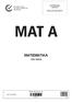 MAT A MATEMATIKA viša razina MATA.45.HR.R.K1.28 MAT A D-S