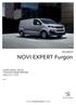 PEUGEOT NOVI EXPERT Furgon CJENIK VOZILA, OPCIJA I TEHNIČKE KARAKTERISTIKE Vrijedi od V2.0 Proizvođač: Automobiles Peugeot, Francuska