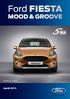 Ford FIESTA MOOD & GROOVE EURO 6.2 norma cjenik 2019.
