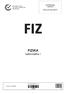 FIZ FIZIKA Ispitna knjižica 1 FIZ IK-1 D-S040 FIZ.40.HR.R.K